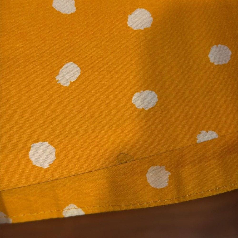 Anthropologie Moulinette Soeurs Orange & White Polka Dot Dress - Picture 12 of 16